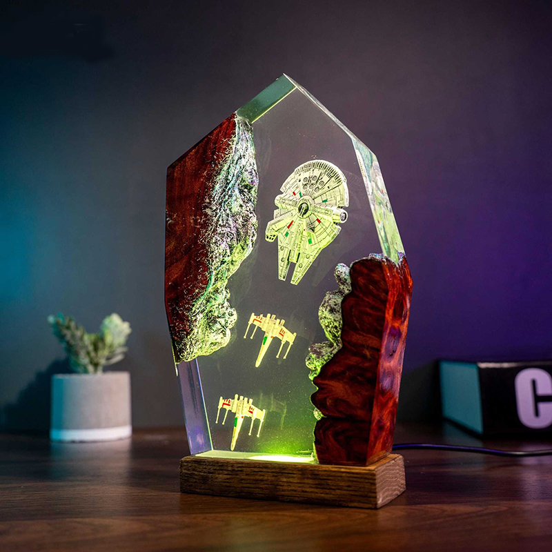 Lighting Decor Items - Table Resin Lamp Universe War Sence