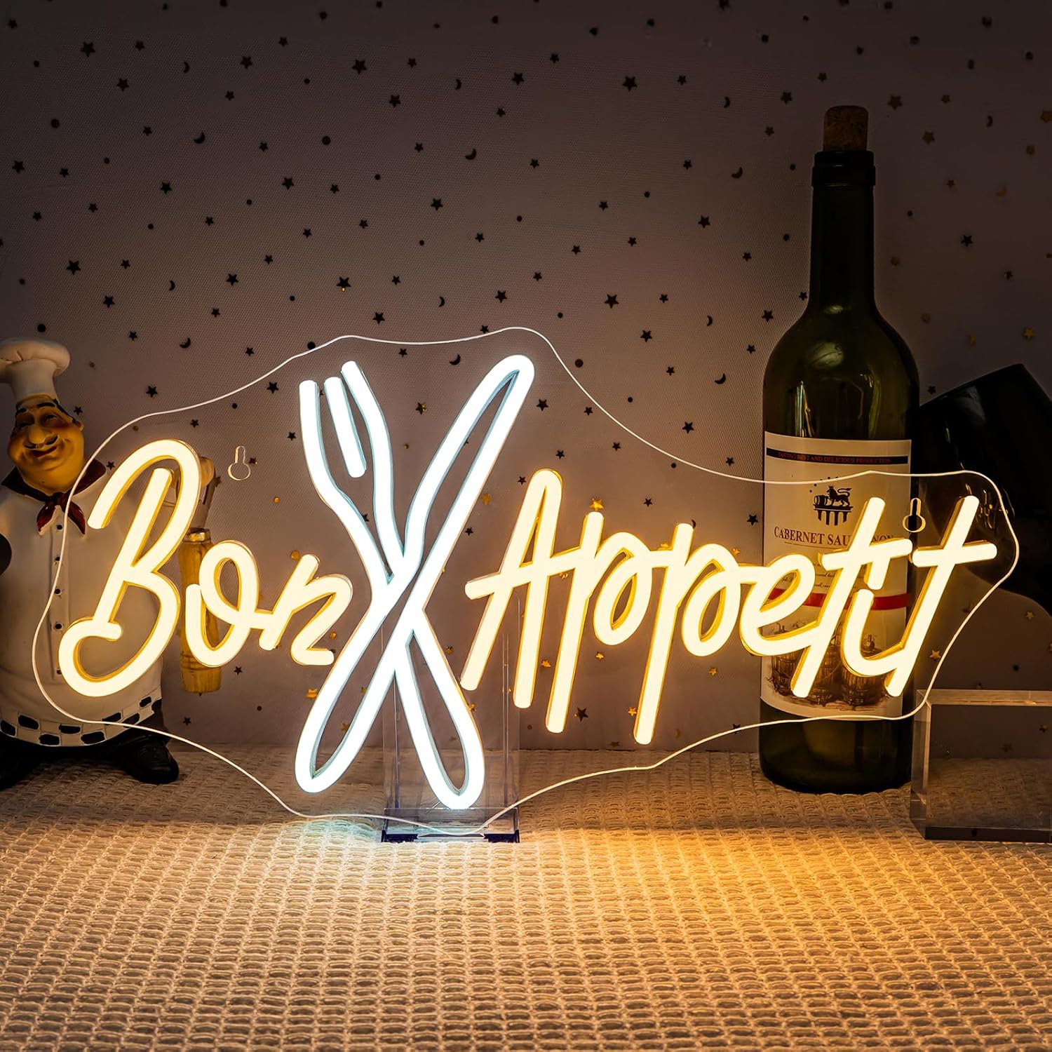 Lighting Decoration Ideas For Home - Bon Appétit Neon Sign Good Appetite