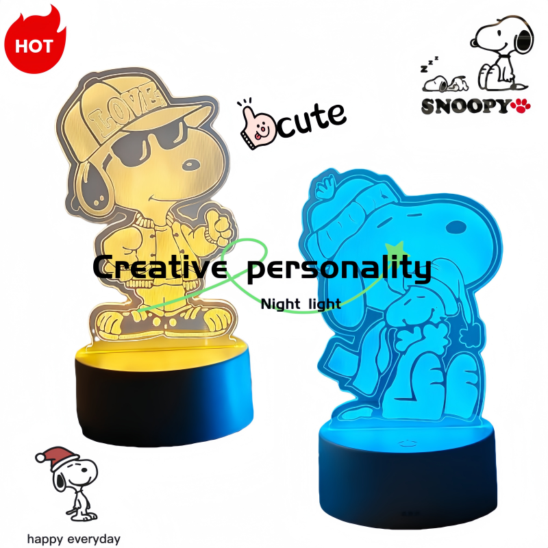 Lighting Decor Items - Snoopy Night Light Cute Cartoon Anime