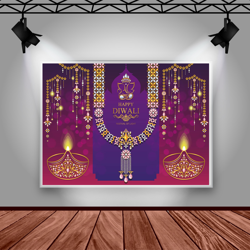 Happy Diwali Photography Backd - огляд і ціна Lighting Decor For Diwali