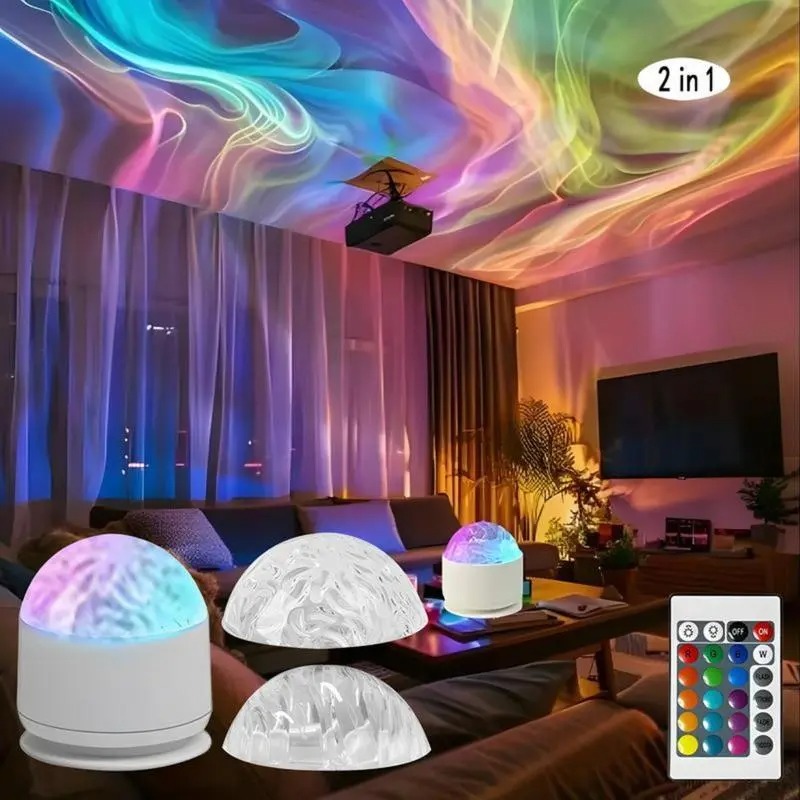 1pcs 2-in-1 Aurora Borealis &  - огляд і ціна Lighting Decoration Ideas For Home