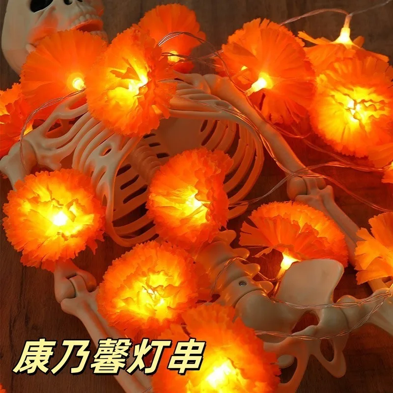 5 Ft LED Orange Marigold Garla - огляд і ціна Lighting Decor For Diwali