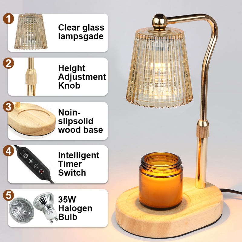 35W Candle Warmer Lamp with Ti - огляд і ціна Lighting Decor For Living Room