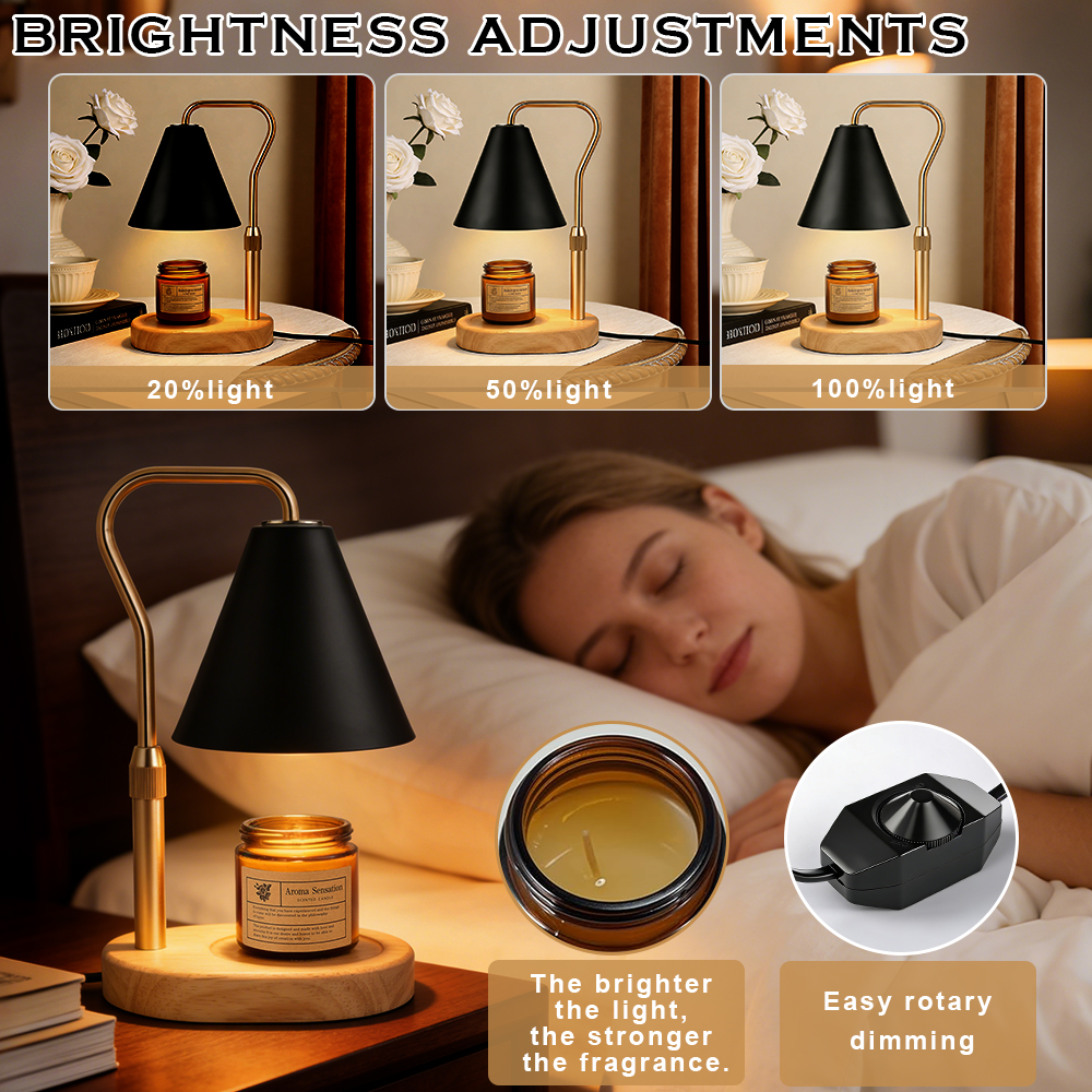 Black Candle Warmer Lamp Kitch - огляд і ціна Lighting Decor For Living Room