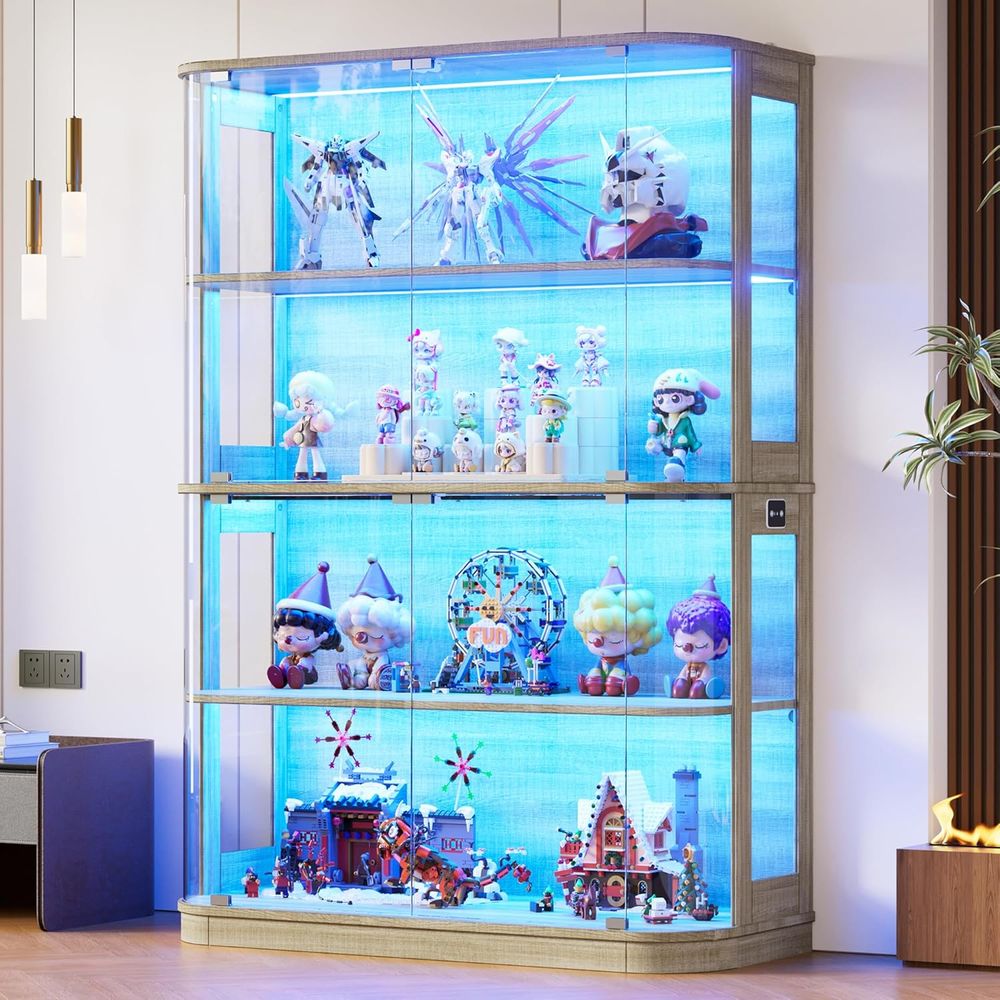 47.2 Glass-Door 4-Tier Display - огляд і ціна Lighting & Home Decor Studio
