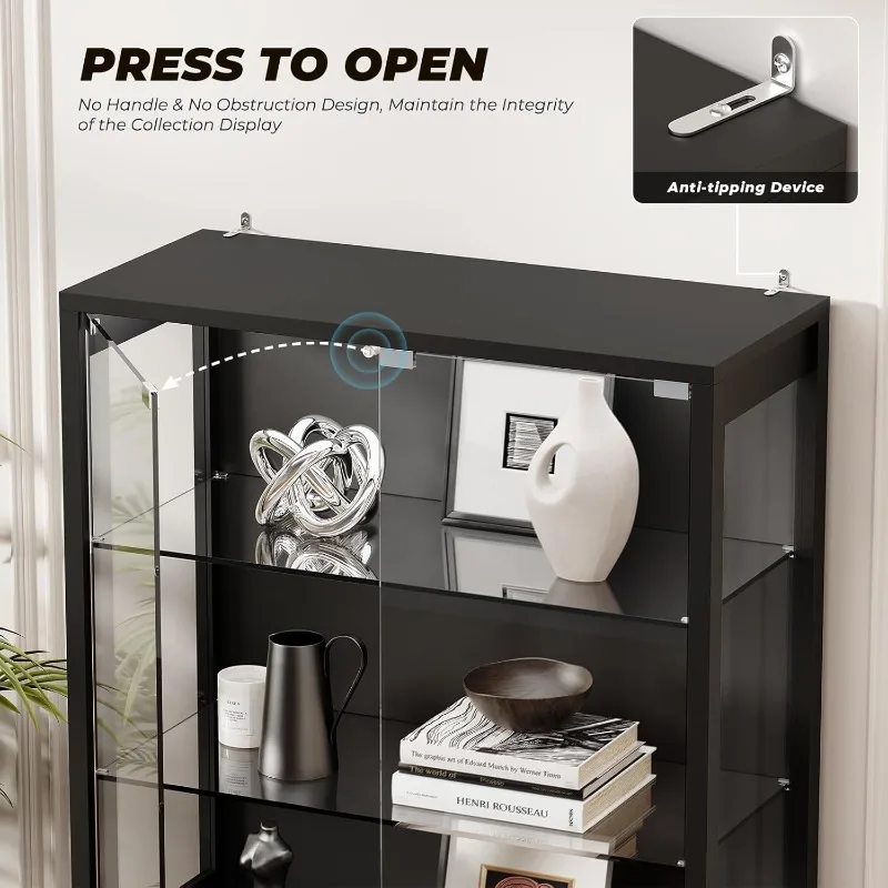 BROTTAR Display Cabinet with G - огляд і ціна Lighting & Home Decor Studio