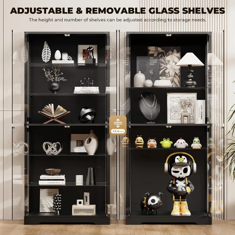 BROTTAR Display Cabinet with G - огляд і ціна Lighting & Home Decor Studio