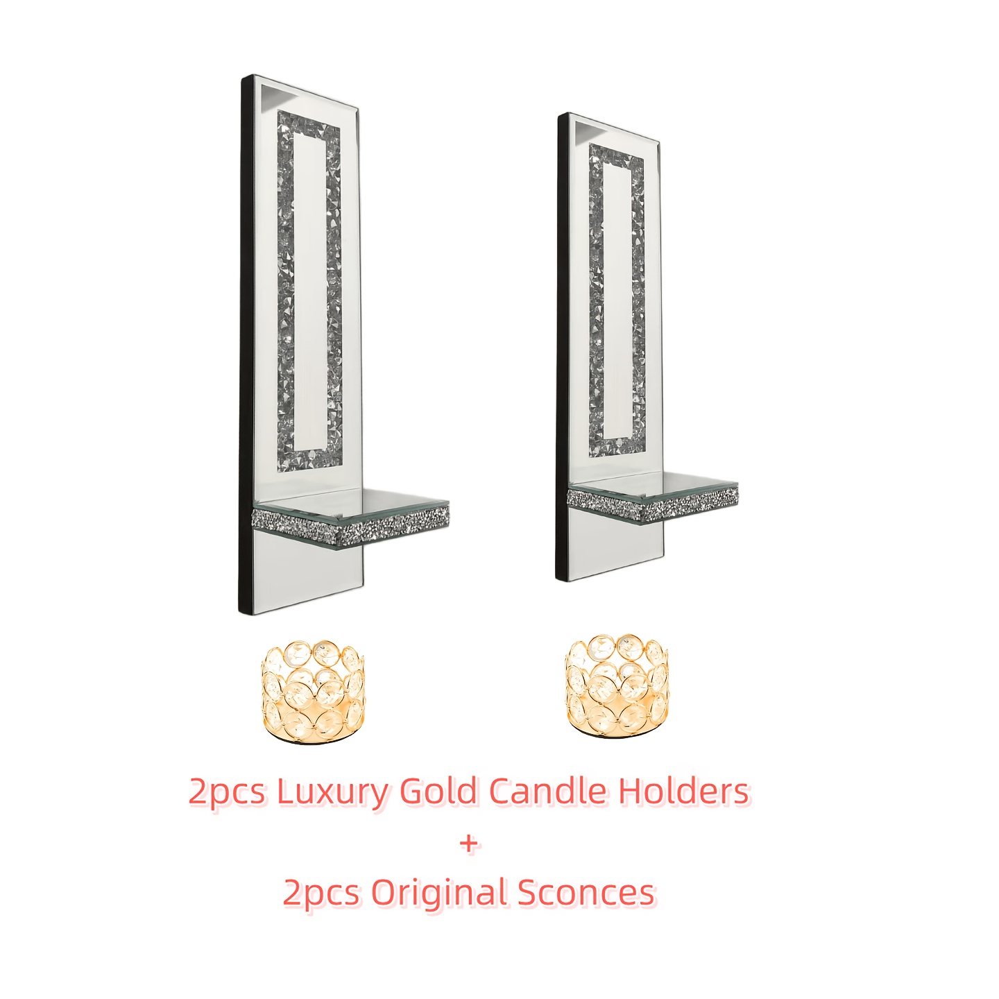 2pcs Christmas Decor Candle Ho - огляд і ціна Lighting Decor For Diwali