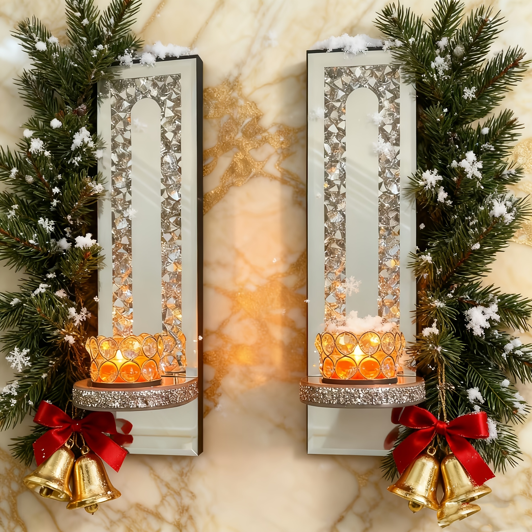 2pcs Christmas Decor Candle Ho - огляд і ціна Lighting Decor For Diwali