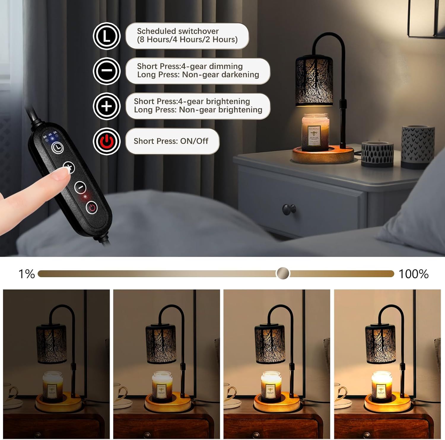 Electric Candle Warmer With Ti - огляд і ціна Wax Melter Electric