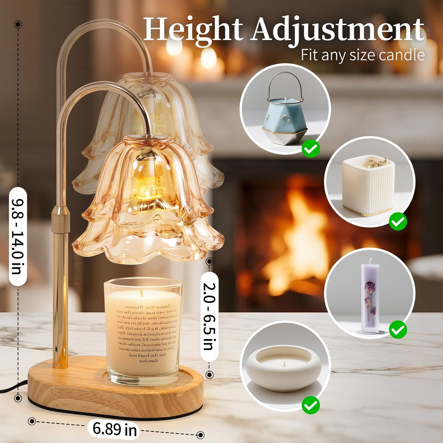 Candle Warmer Lamp with Timer  - огляд і ціна Wax Melter Electric