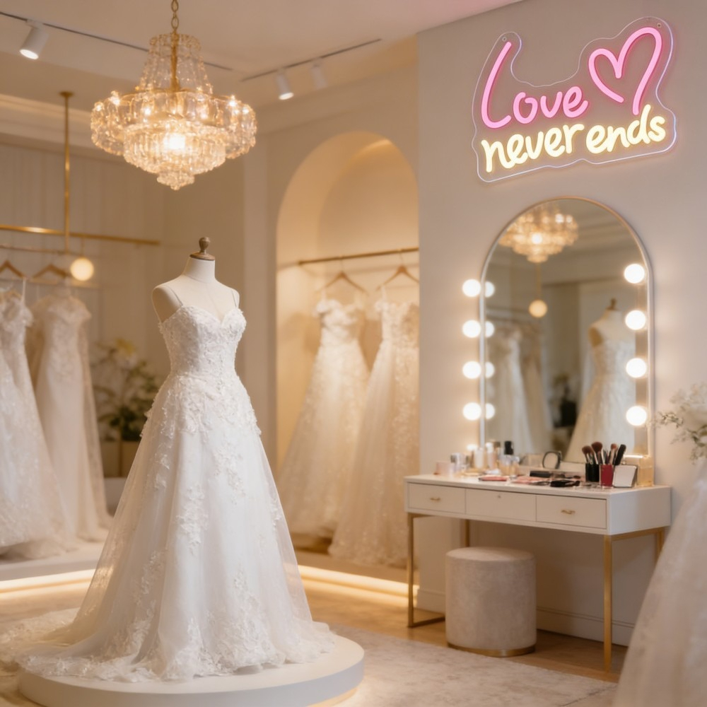 Love Never Ends LED Neon Sign  - огляд і ціна Lighting Decoration Ideas For Home