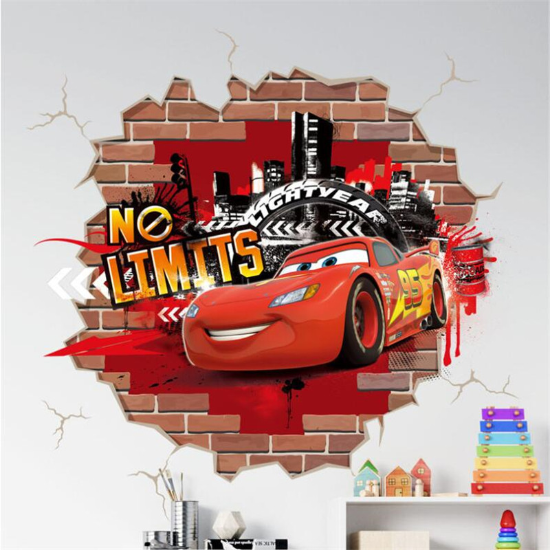 3D Cartoon Lightning McQueen   - огляд і ціна Lighting Mcqueen Decor