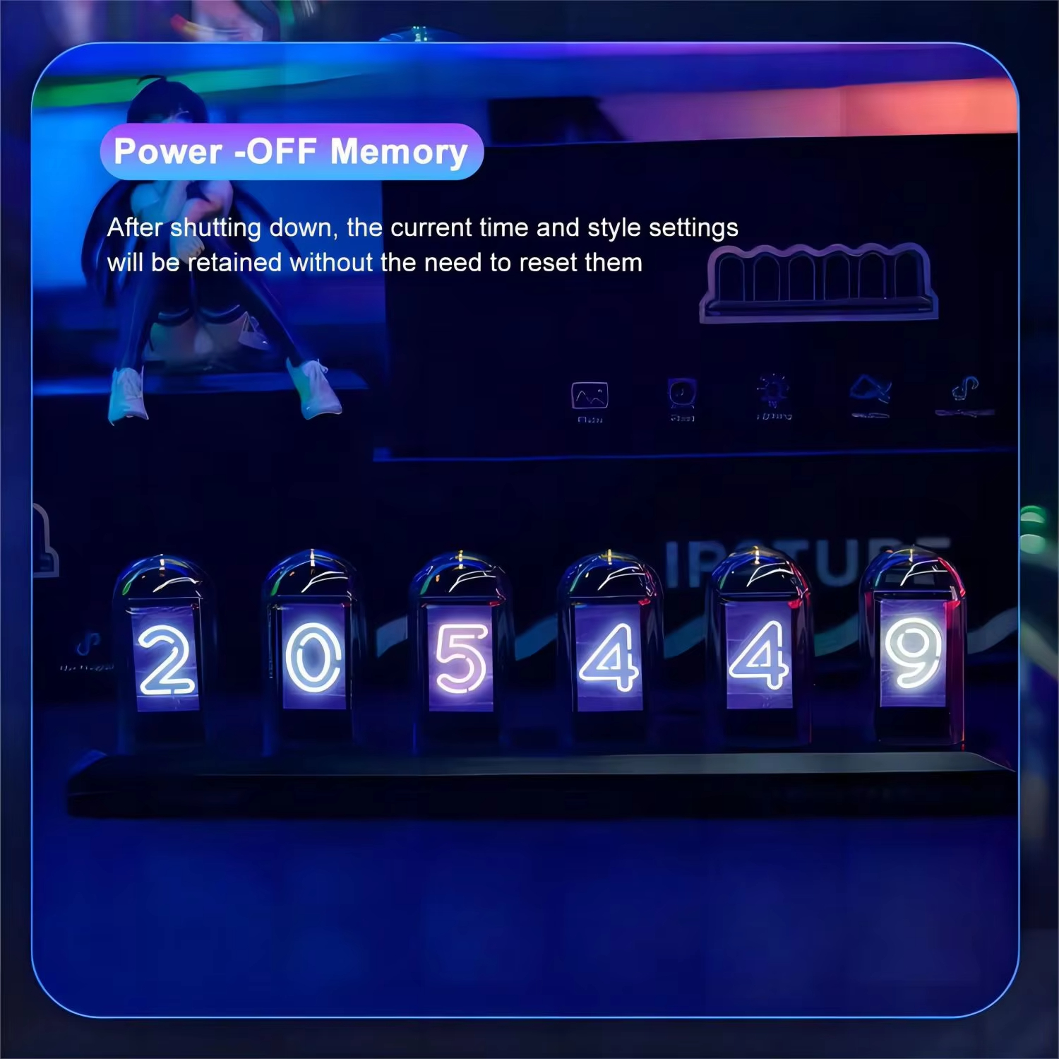RGB Nixie Tube Clock LED Glows - огляд і ціна Lighting Decoration Ideas For Home