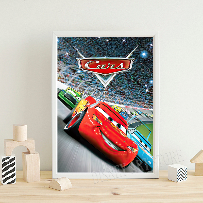 Cars Cartoon Movie Art Prints  - огляд і ціна Lighting Mcqueen Decor
