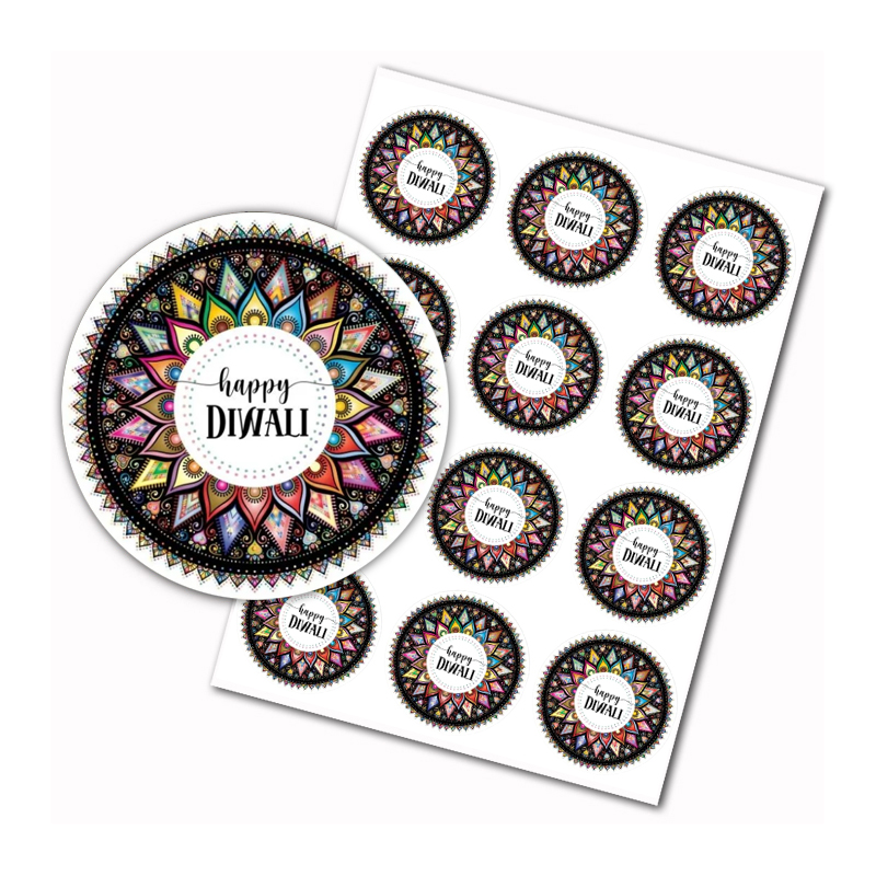 Happy Diwali stickers Indian F - огляд і ціна Lighting Decor For Diwali