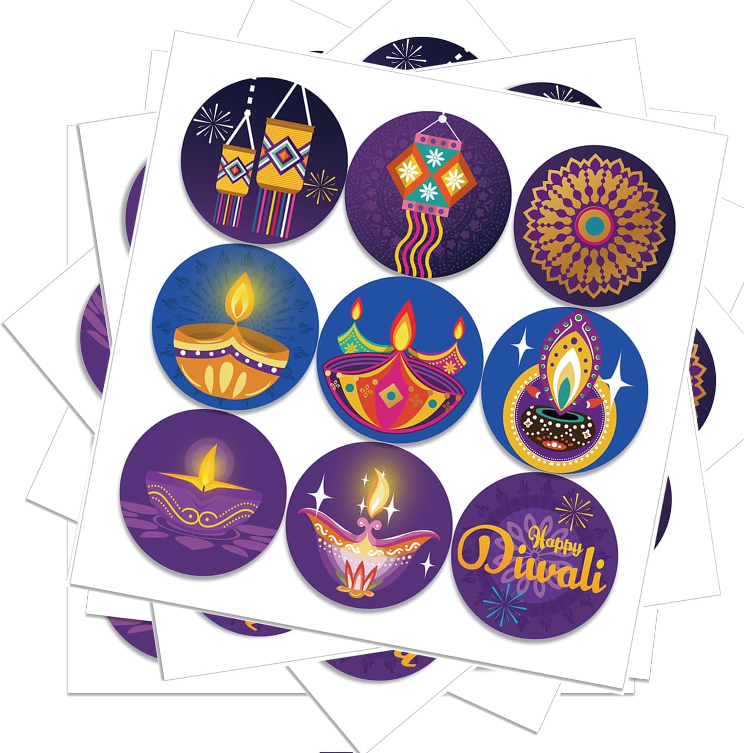 Happy Diwali stickers Indian F - огляд і ціна Lighting Decor For Diwali