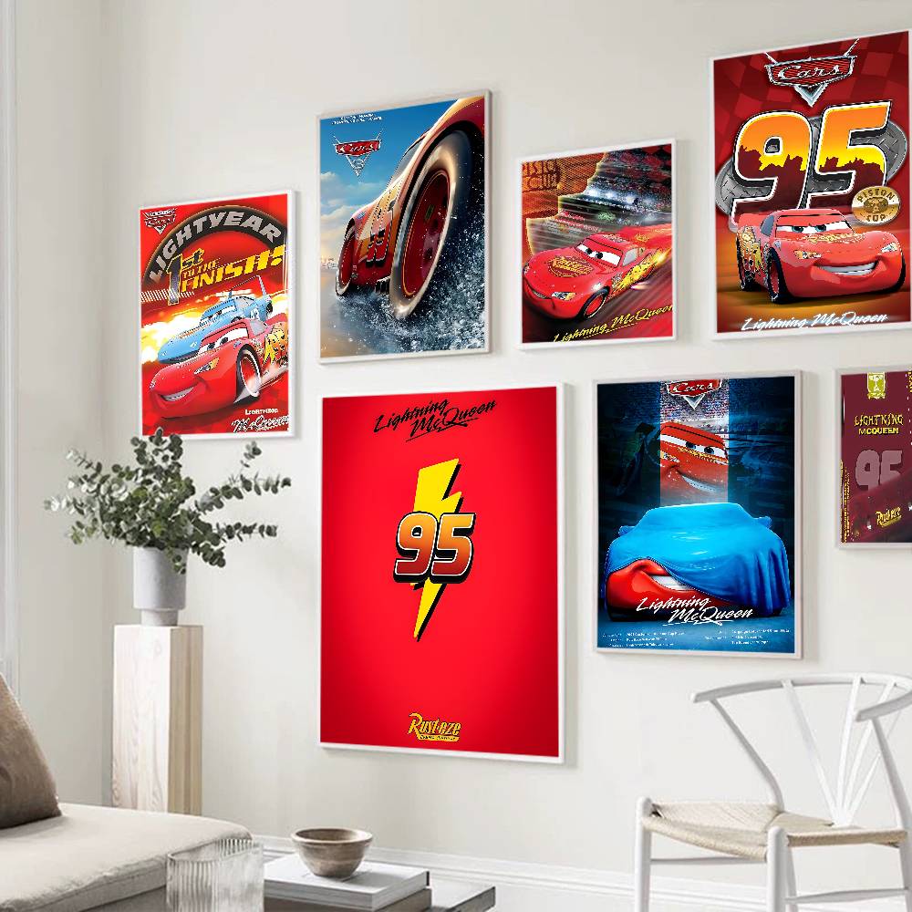 1PC Cartoon Car Movie Lightnin - огляд і ціна Lighting Mcqueen Decor