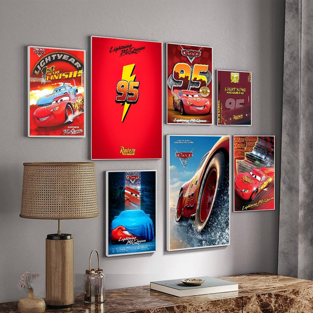1PC Cartoon Car Movie Lightnin - огляд і ціна Lighting Mcqueen Decor