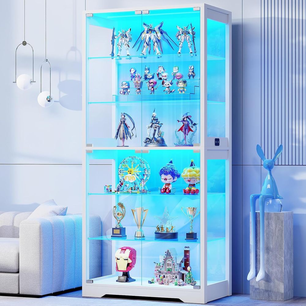 71 6-Tier Glass Door Display C - огляд і ціна Lighting & Home Decor Studio