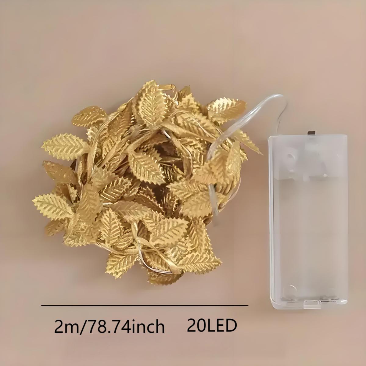 Led Romantic Golden Leaf Fairy - огляд і ціна Lighting Decor For Diwali
