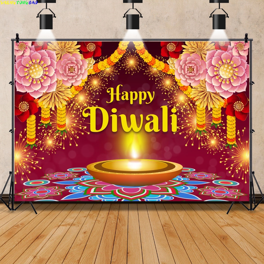 Happy Diwali Backdrop India Fe - огляд і ціна Lighting Decor For Diwali