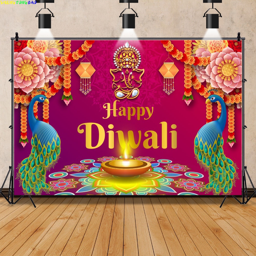 Happy Diwali Backdrop India Fe - огляд і ціна Lighting Decor For Diwali