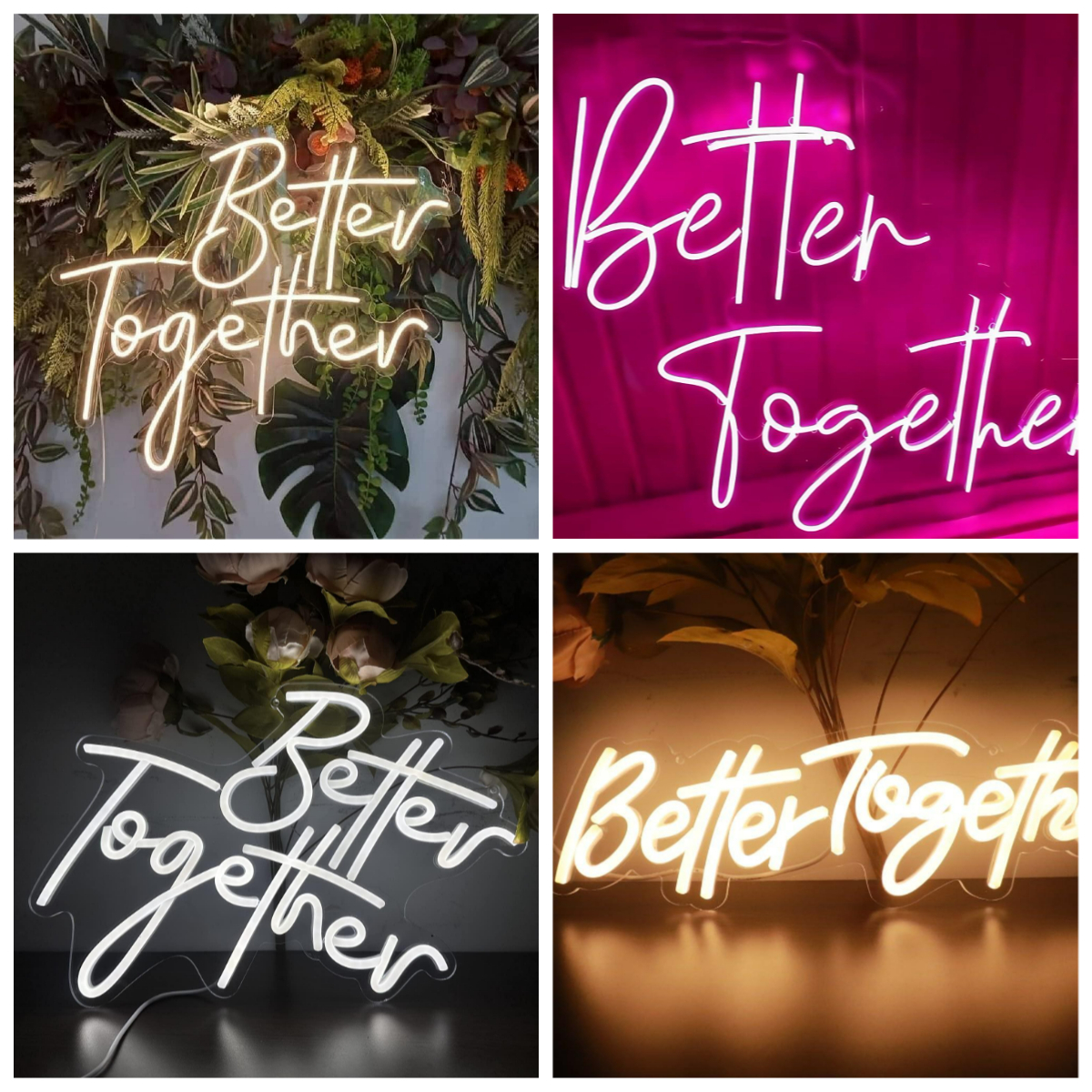 Better Together Neon Sign USB  - огляд і ціна Lighting Decor For Living Room