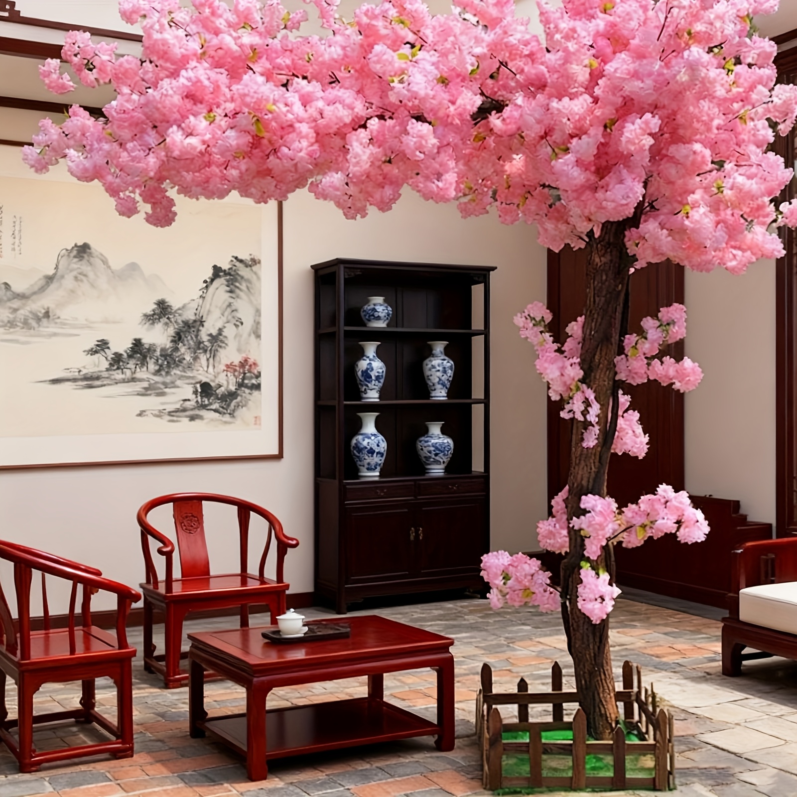Artificial Cherry Blossom Tree - огляд і ціна Lighting Decor For Living Room