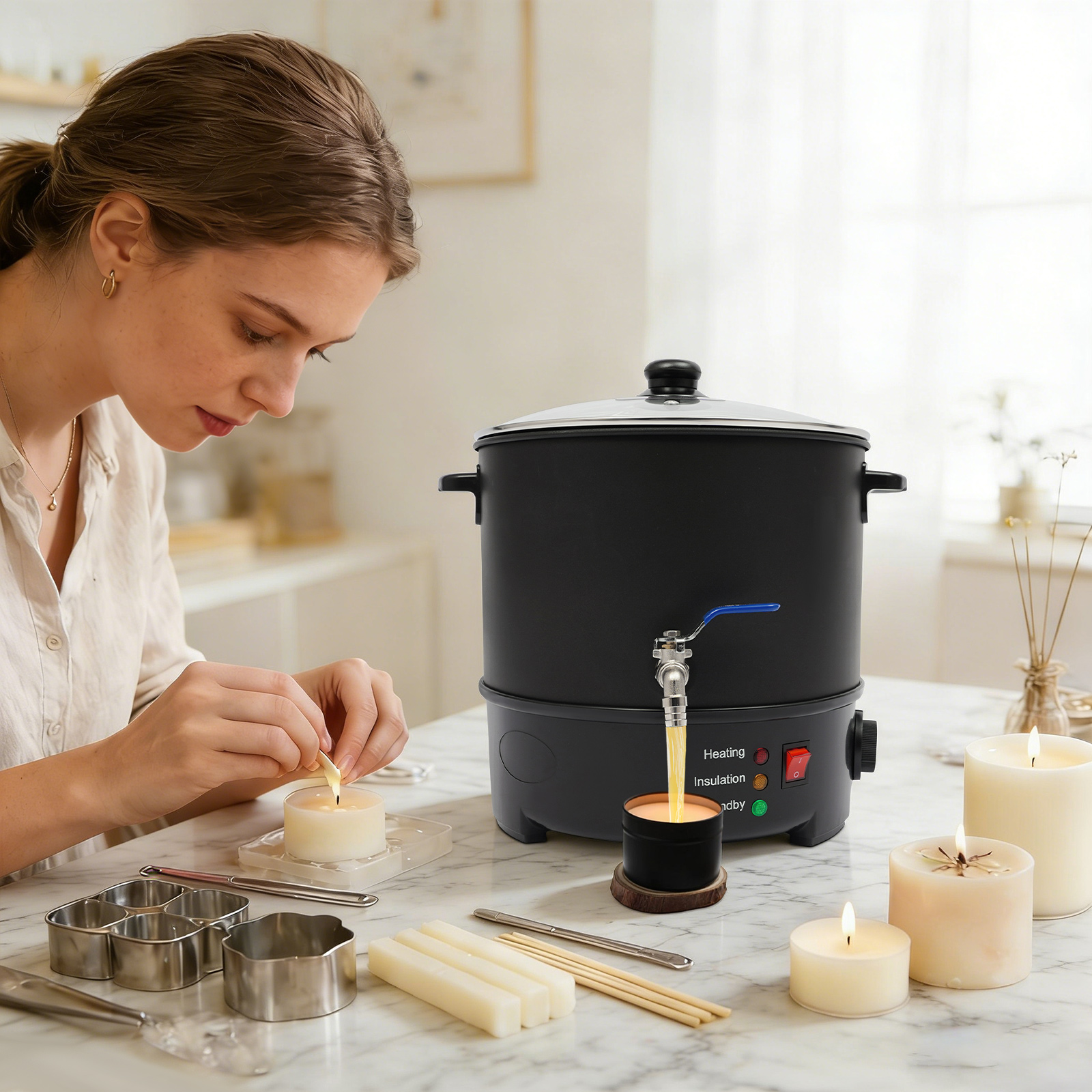 10L Large Capacity Electric Wa - огляд і ціна Wax Melter Electric