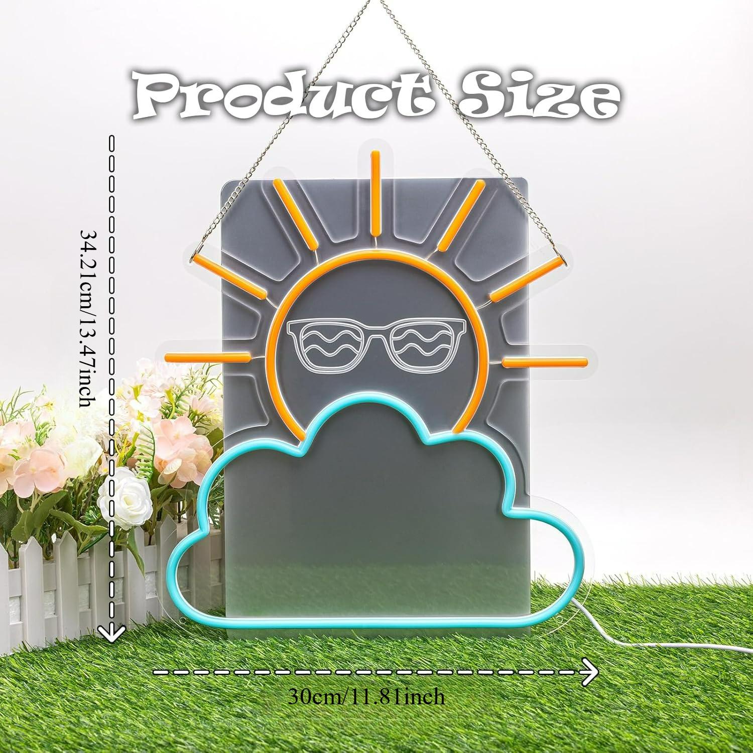 Sunrise Sunset Neon Sign USB P - огляд і ціна Lighting Decor For Living Room