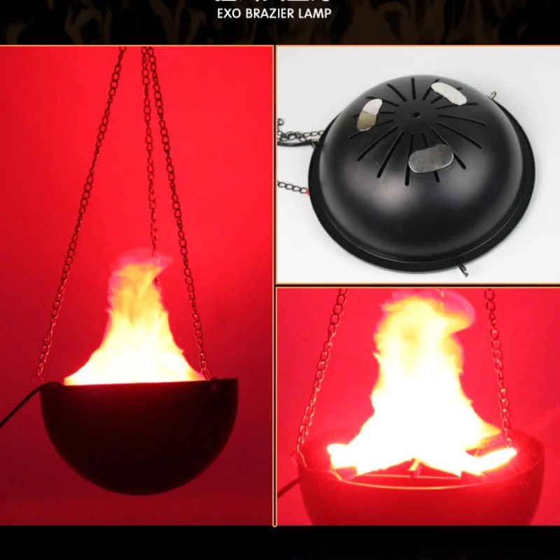 3D Fake Flame Lamp Simulation  - огляд і ціна Lighting Decor For Living Room