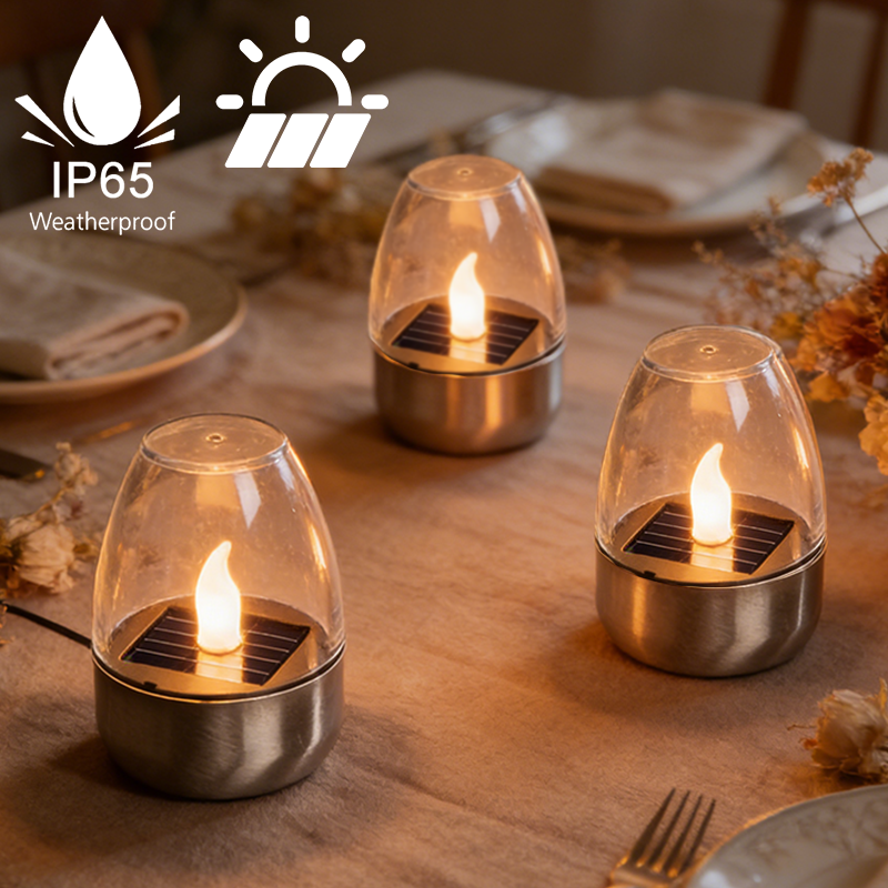 LED Solar Candles Light Flamel - огляд і ціна Lighting Decor For Living Room