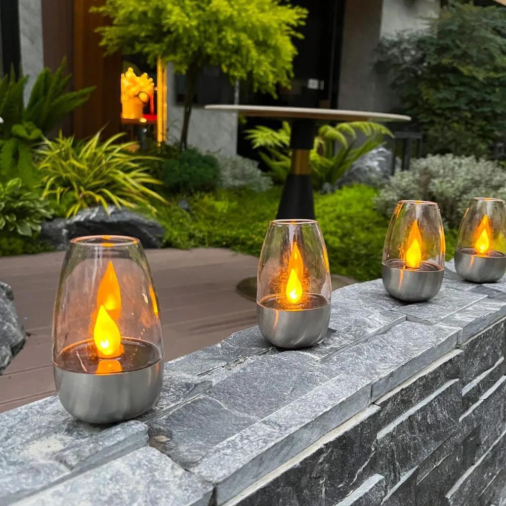 LED Solar Candles Light Flamel - огляд і ціна Lighting Decor For Living Room
