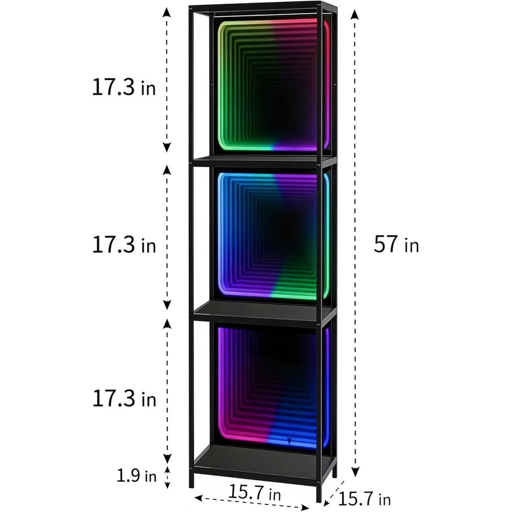 LED Infinity Mirror Light RGBW - огляд і ціна Lighting & Home Decor Studio