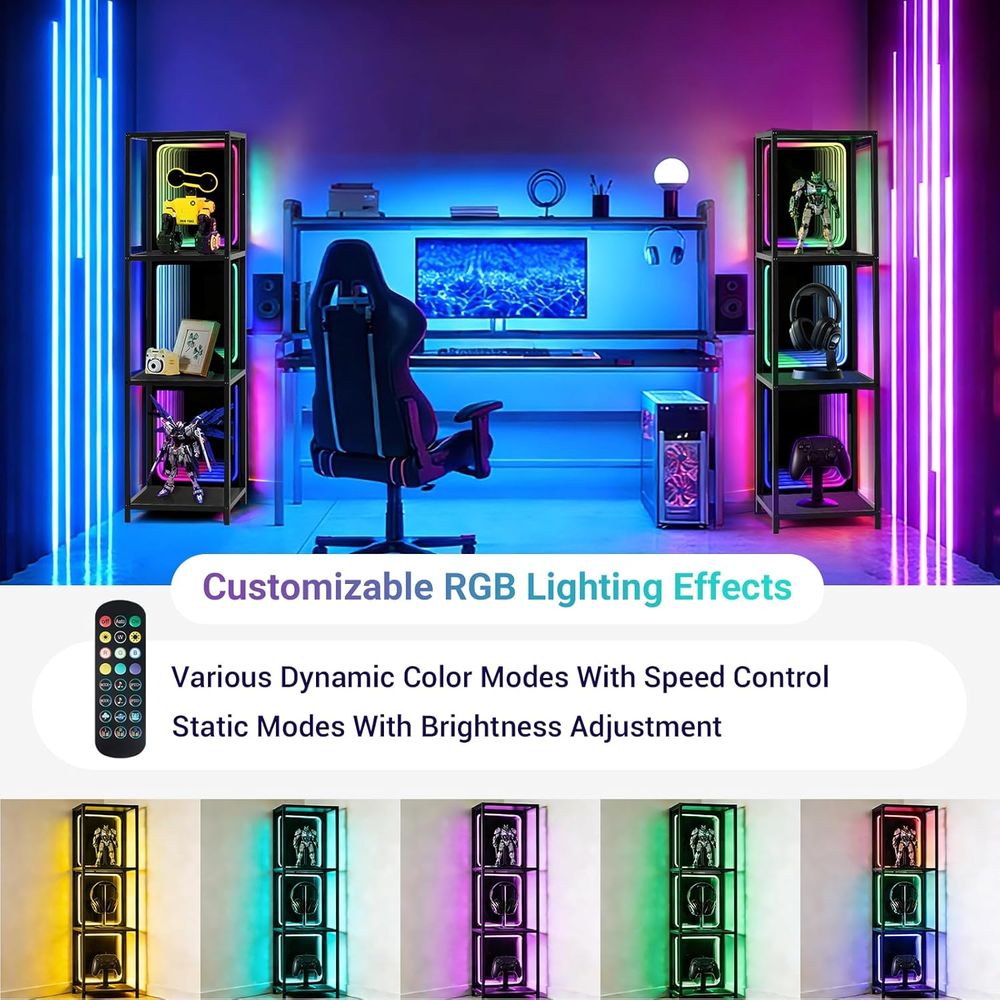 LED Infinity Mirror Light RGBW - огляд і ціна Lighting & Home Decor Studio