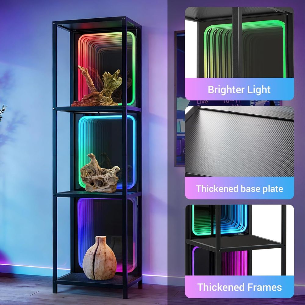 LED Infinity Mirror Light RGBW - огляд і ціна Lighting & Home Decor Studio