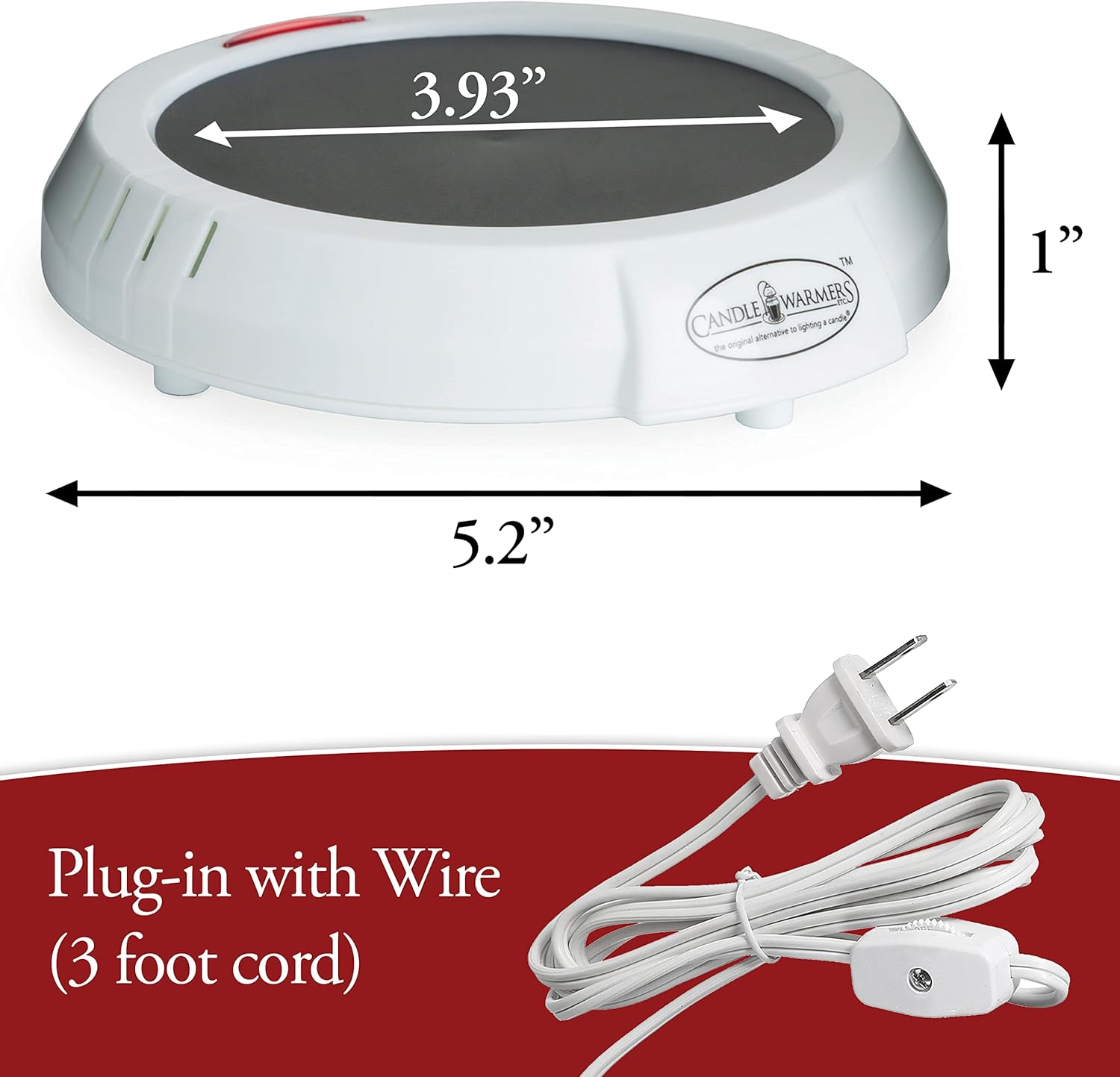 Electric Candle Warmer Plate f - огляд і ціна Wax Melter Electric