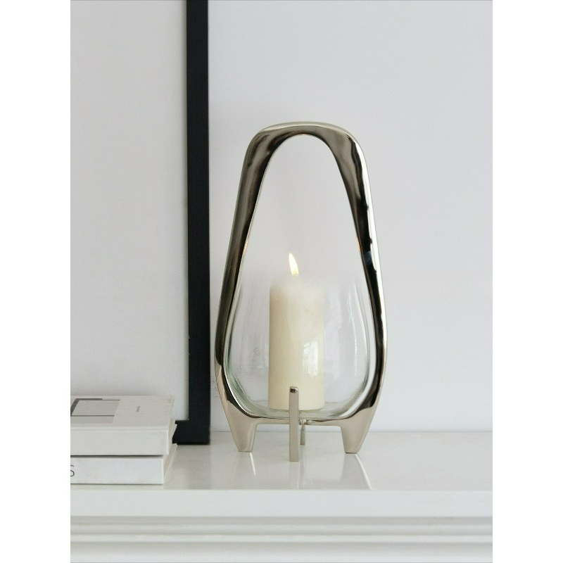 Luxury Silver Lantern Candlest - огляд і ціна Lighting Decor For Living Room