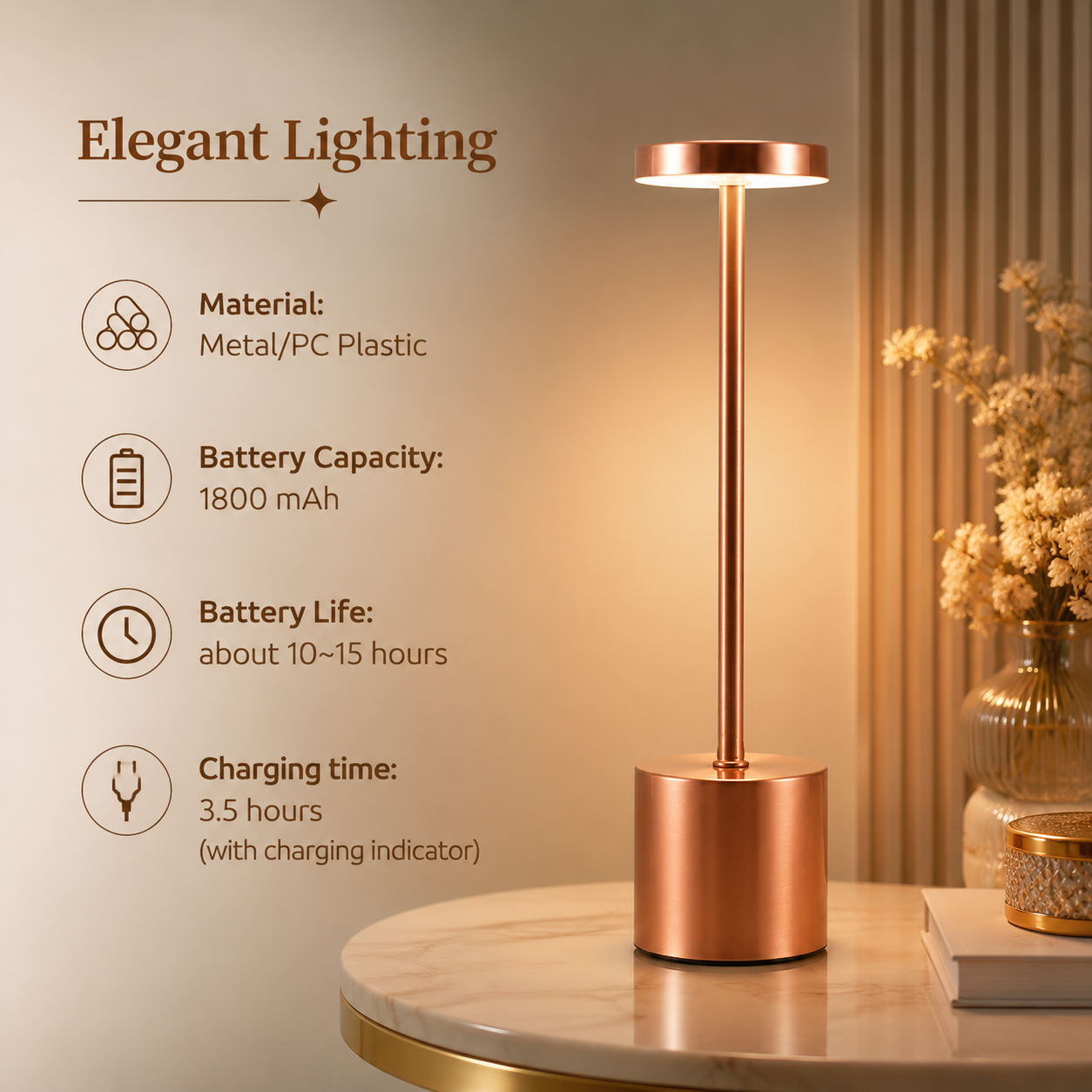 GGBingo Metal Light Table Lamp - огляд і ціна Lighting Decor For Living Room