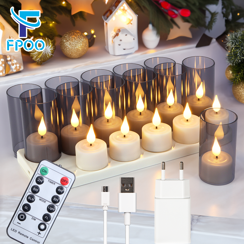 LED Candle Light Rechargeable  - огляд і ціна Lighting Decor For Living Room