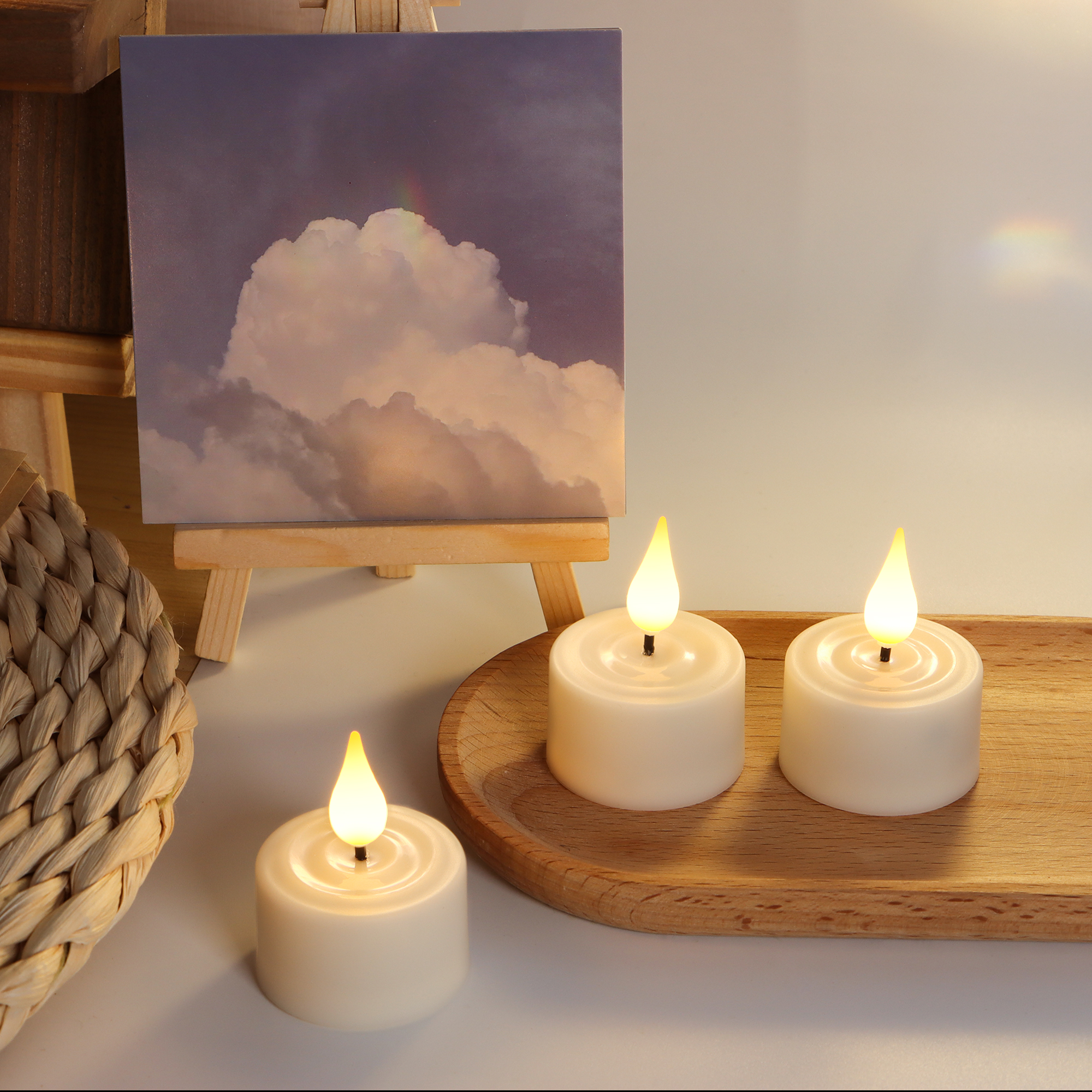 LED Candle Light Rechargeable  - огляд і ціна Lighting Decor For Living Room