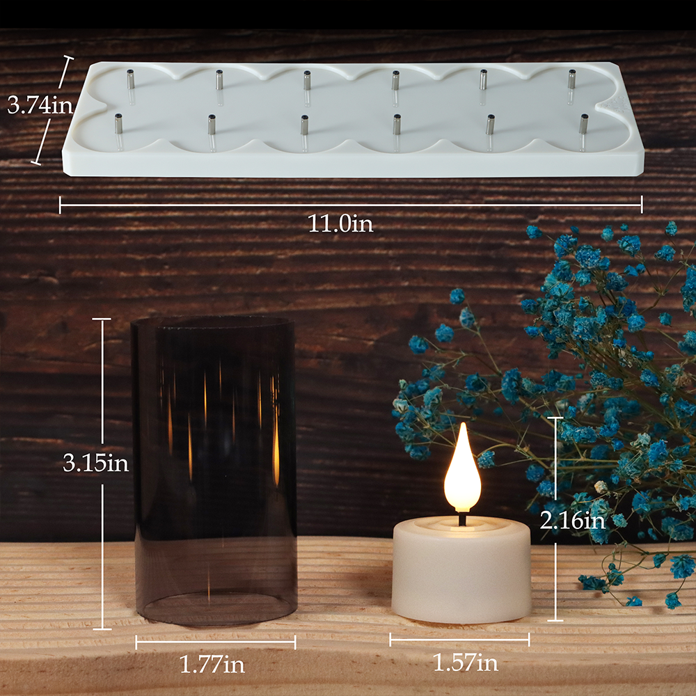 LED Candle Light Rechargeable  - огляд і ціна Lighting Decor For Living Room