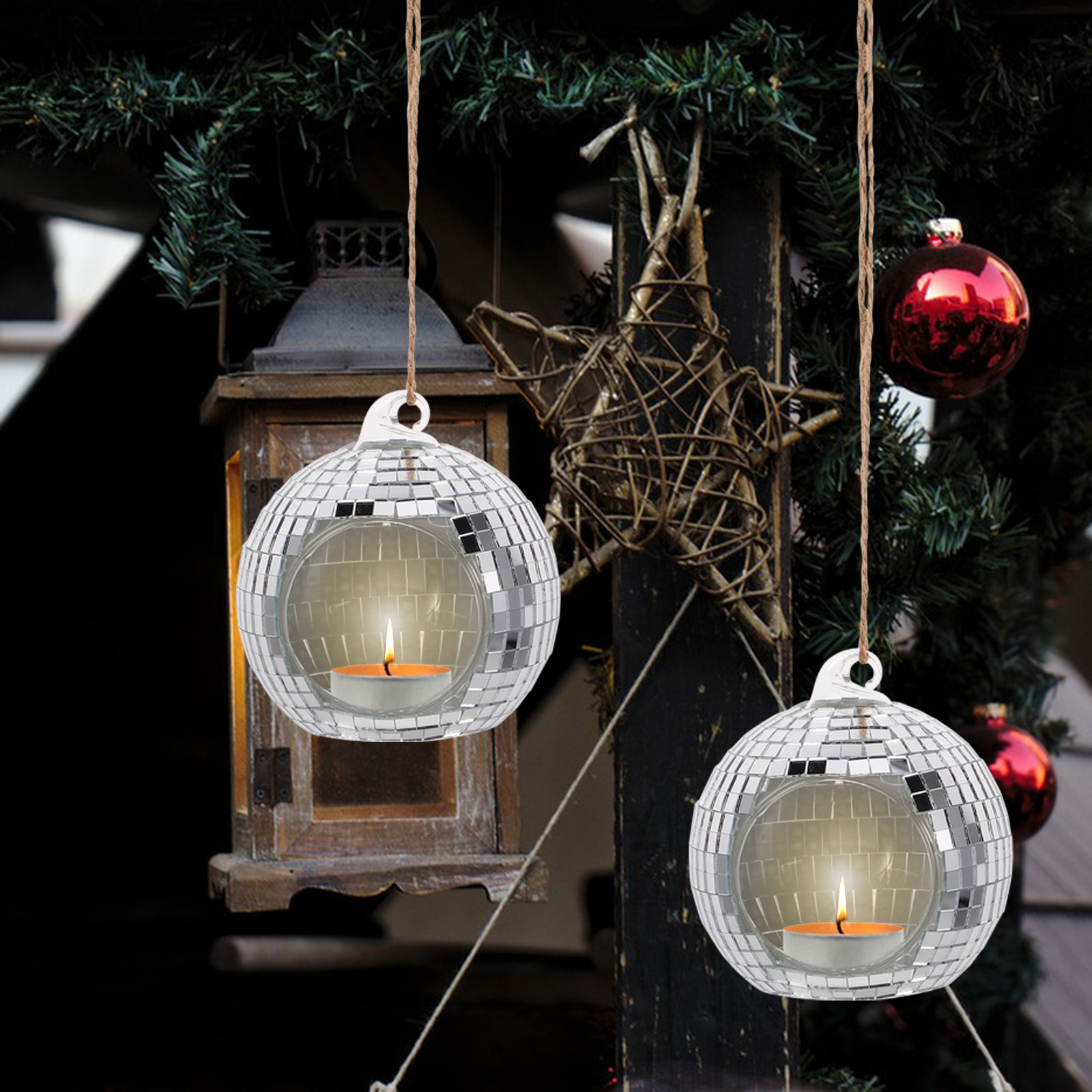 Hanging Glass Disco Ball Holde - огляд і ціна Lighting Decor For Living Room