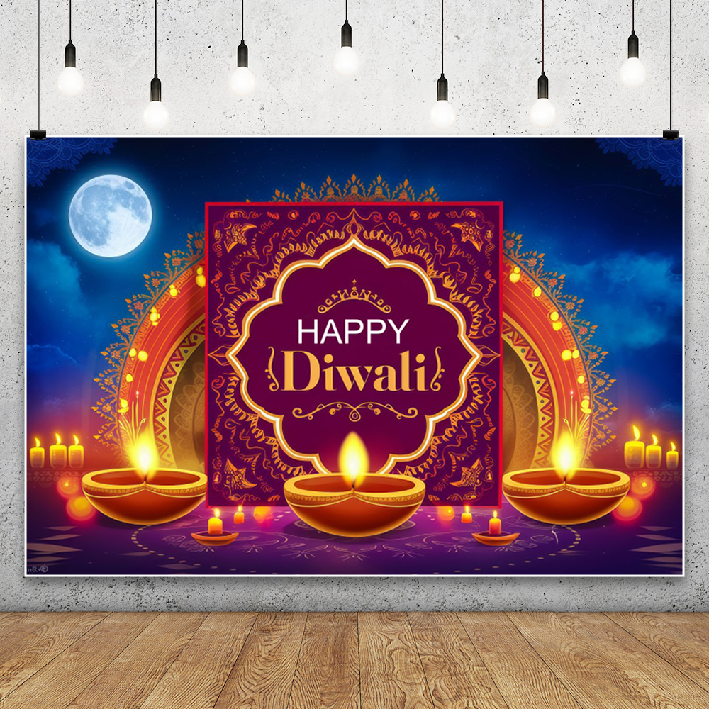 Happy Diwali Photography Backg - огляд і ціна Lighting Decor For Diwali