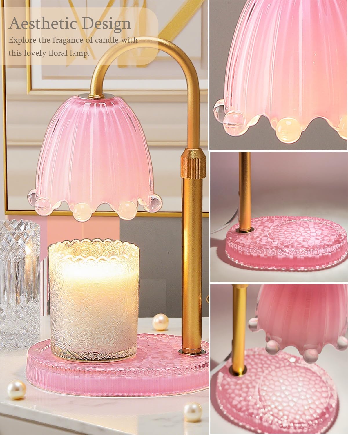 Flower Candle Warmer Lamp with - огляд і ціна Wax Melter Electric
