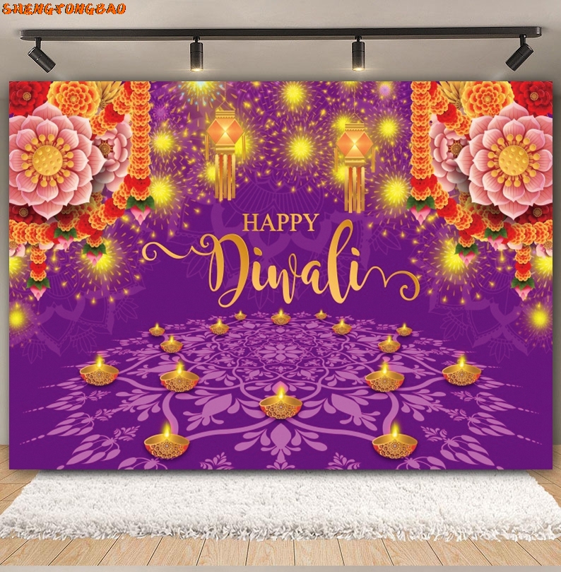 Happy Diwali Backdrop for Phot - огляд і ціна Lighting Decor For Diwali