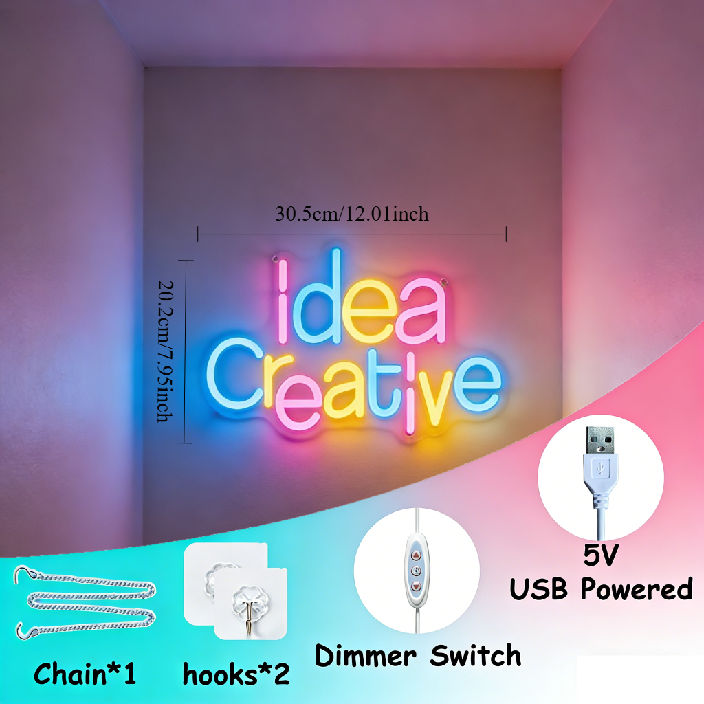 Creative Idea LED Neon Sign Gr - огляд і ціна Lighting Decoration Ideas For Home
