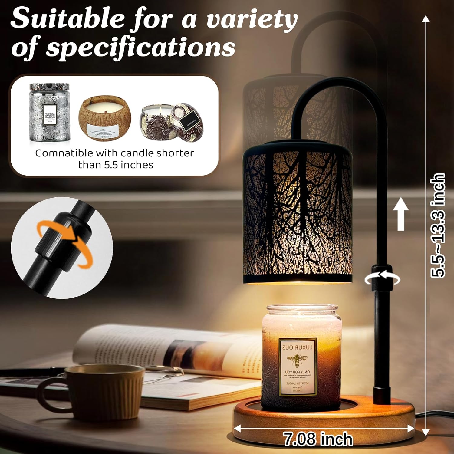 Candle Warmer with Timer and D - огляд і ціна Wax Melter Electric