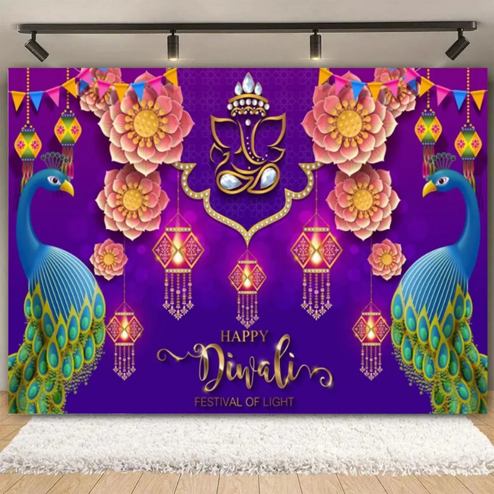 Happy Diwali Festival Backdrop - огляд і ціна Lighting Decor For Diwali